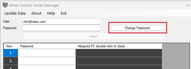 Change Password
